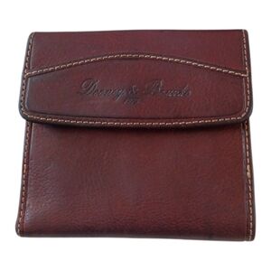 Dooney & Bourke Rich Brown Leather Wallet